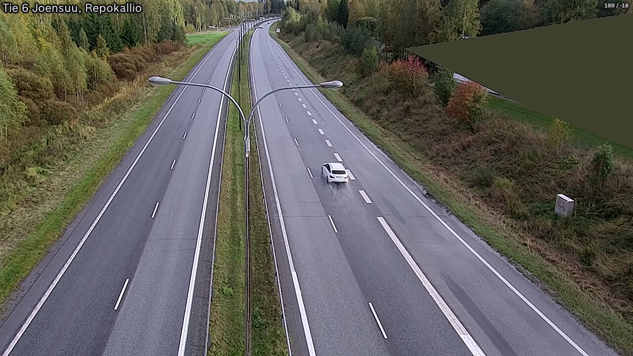 Kelikamerat Kuva Tie 6 Joensuu, Repokallio, Joensuu, Pohjois-Karjala