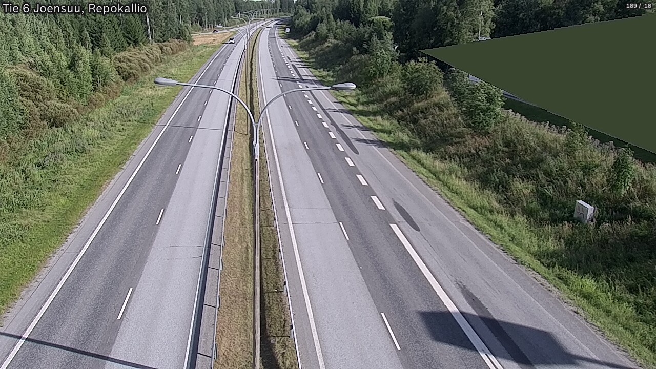 Kelikamerat Kuva Tie 6 Joensuu, Repokallio, Joensuu, Pohjois-Karjala