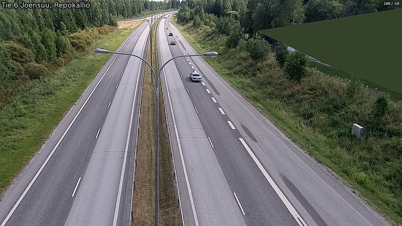 Kelikamerat Kuva Tie 6 Joensuu, Repokallio, Joensuu, Pohjois-Karjala
