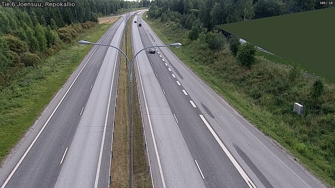 Kelikamerat Kuva Tie 6 Joensuu, Repokallio, Joensuu, Pohjois-Karjala