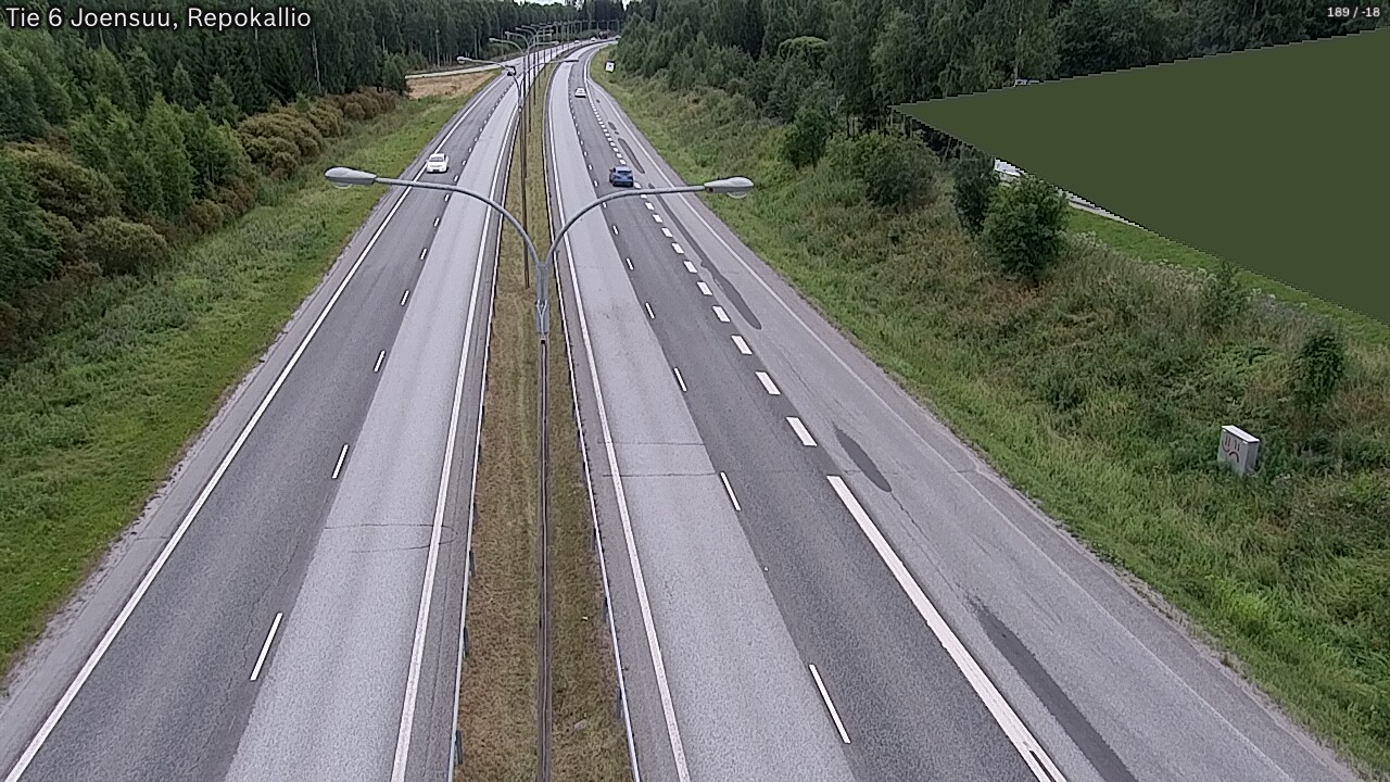 Kelikamerat Kuva Tie 6 Joensuu, Repokallio, Joensuu, Pohjois-Karjala
