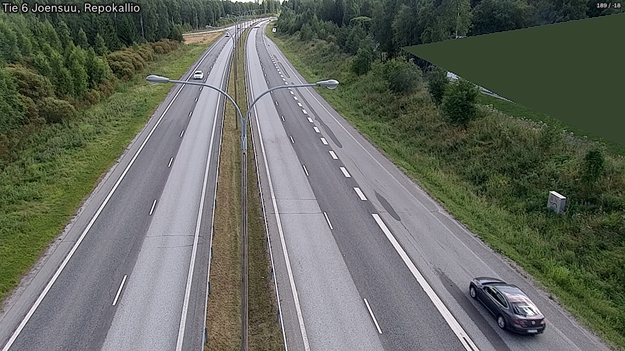 Kelikamerat Kuva Tie 6 Joensuu, Repokallio, Joensuu, Pohjois-Karjala