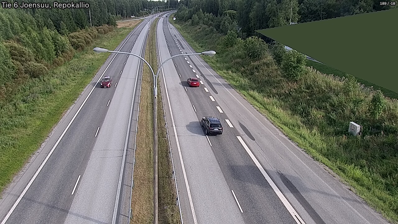 Kelikamerat Kuva Tie 6 Joensuu, Repokallio, Joensuu, Pohjois-Karjala