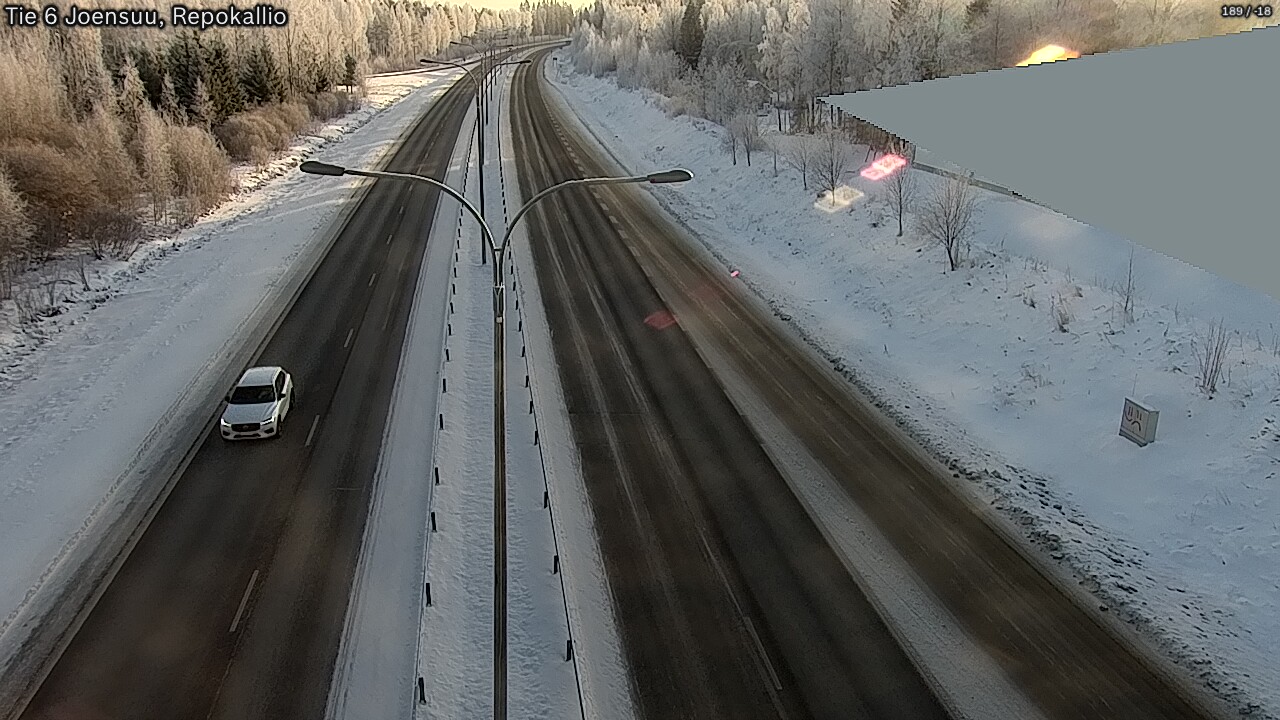 Kelikamerat Kuva Tie 6 Joensuu, Repokallio, Joensuu, Pohjois-Karjala