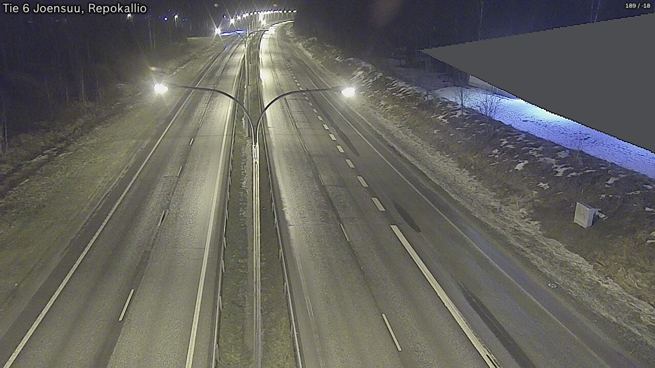 Kelikamerat Kuva Tie 6 Joensuu, Repokallio, Joensuu, Pohjois-Karjala