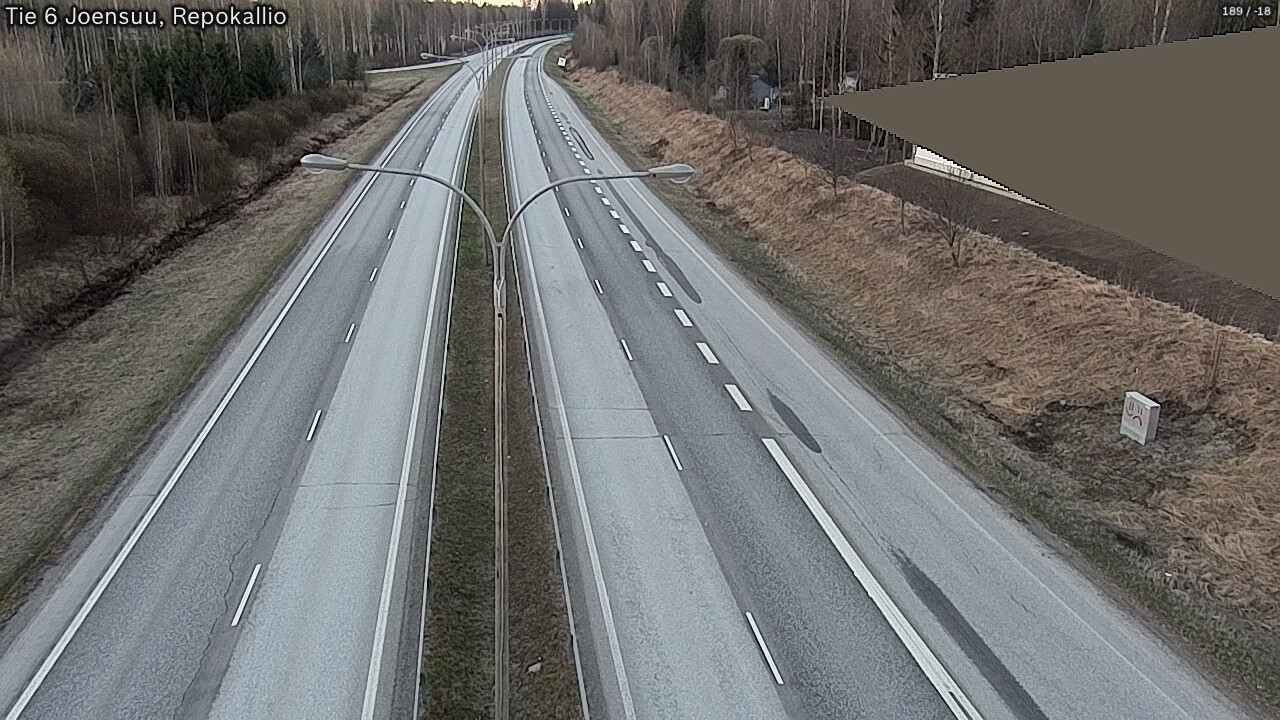 Kelikamerat Kuva Tie 6 Joensuu, Repokallio, Joensuu, Pohjois-Karjala