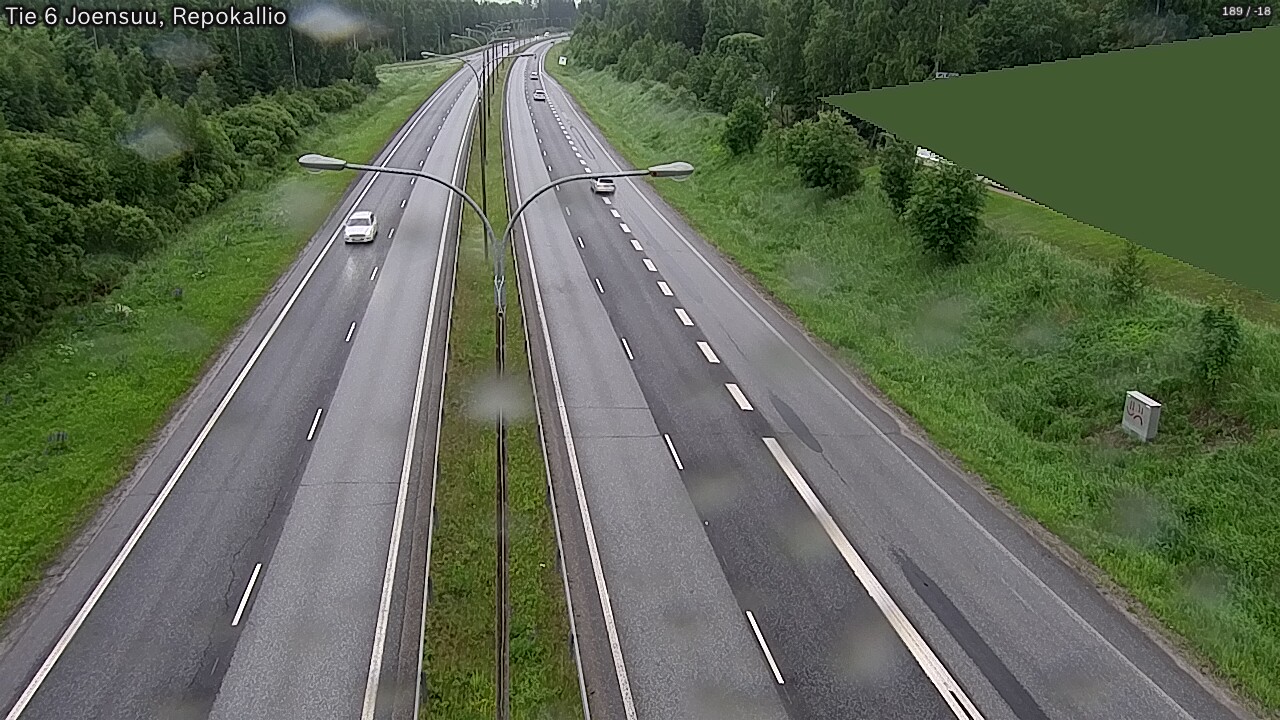 Kelikamerat Kuva Tie 6 Joensuu, Repokallio, Joensuu, Pohjois-Karjala