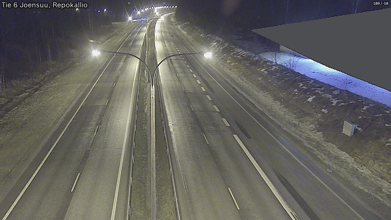 Kelikamerat Kuva Tie 6 Joensuu, Repokallio, Joensuu, Pohjois-Karjala