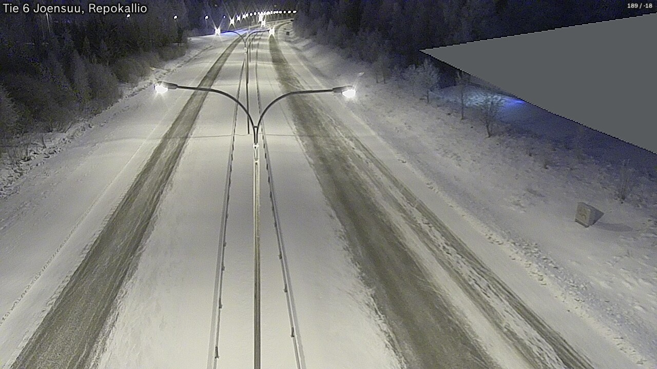 Kelikamerat Kuva Tie 6 Joensuu, Repokallio, Joensuu, Pohjois-Karjala