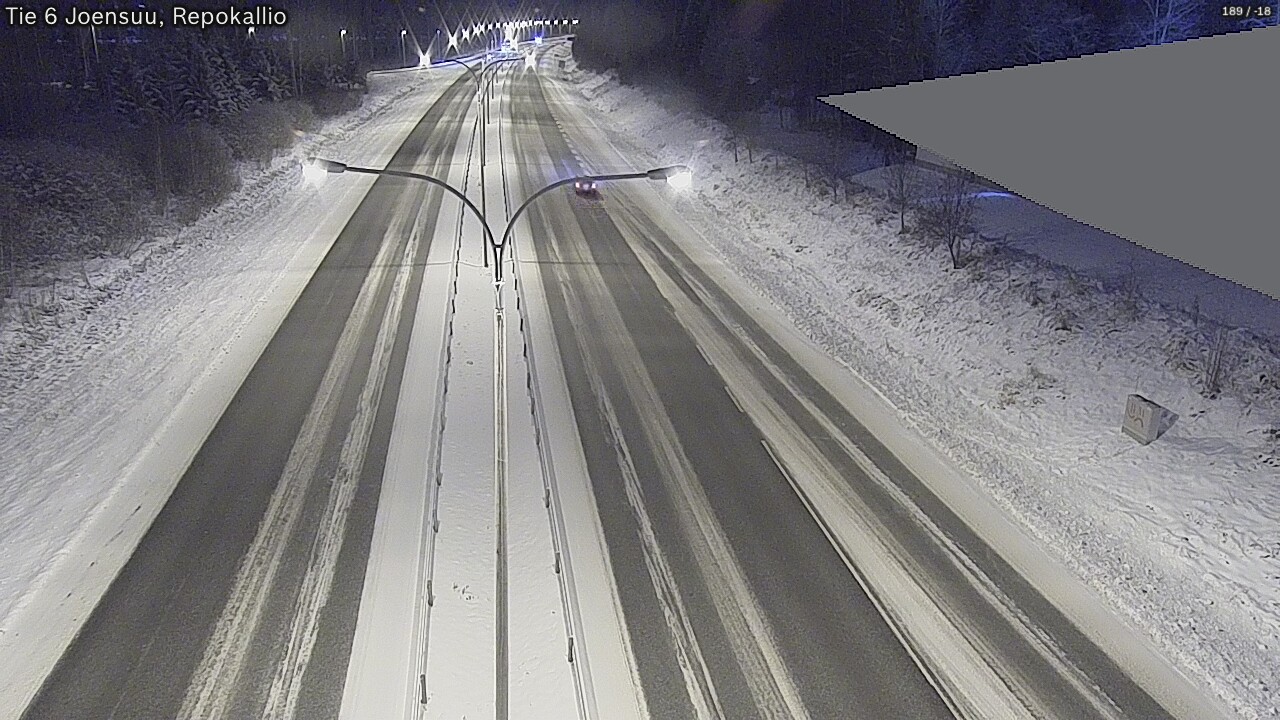 Weather Camera Image Väg 6 Joensuu, Repokallio, Joensuu, Pohjois-Karjala