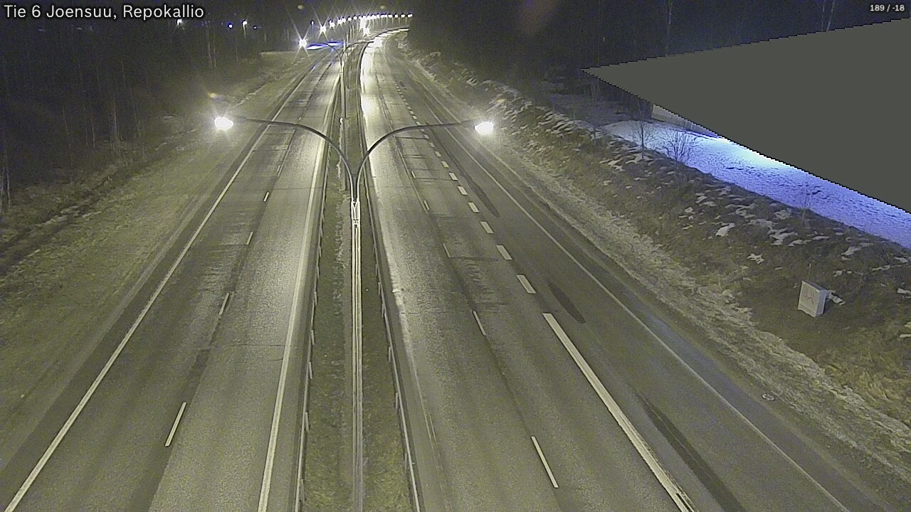 Kelikamerat Kuva Tie 6 Joensuu, Repokallio, Joensuu, Pohjois-Karjala