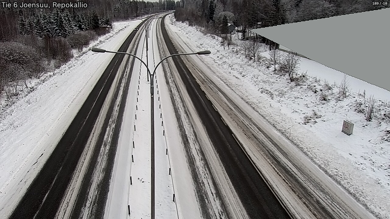 Weather Camera Image Väg 6 Joensuu, Repokallio, Joensuu, Pohjois-Karjala