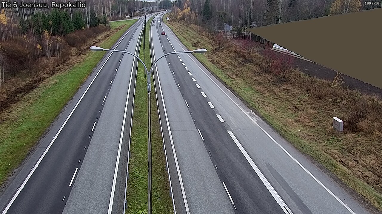 Kelikamerat Kuva Tie 6 Joensuu, Repokallio, Joensuu, Pohjois-Karjala