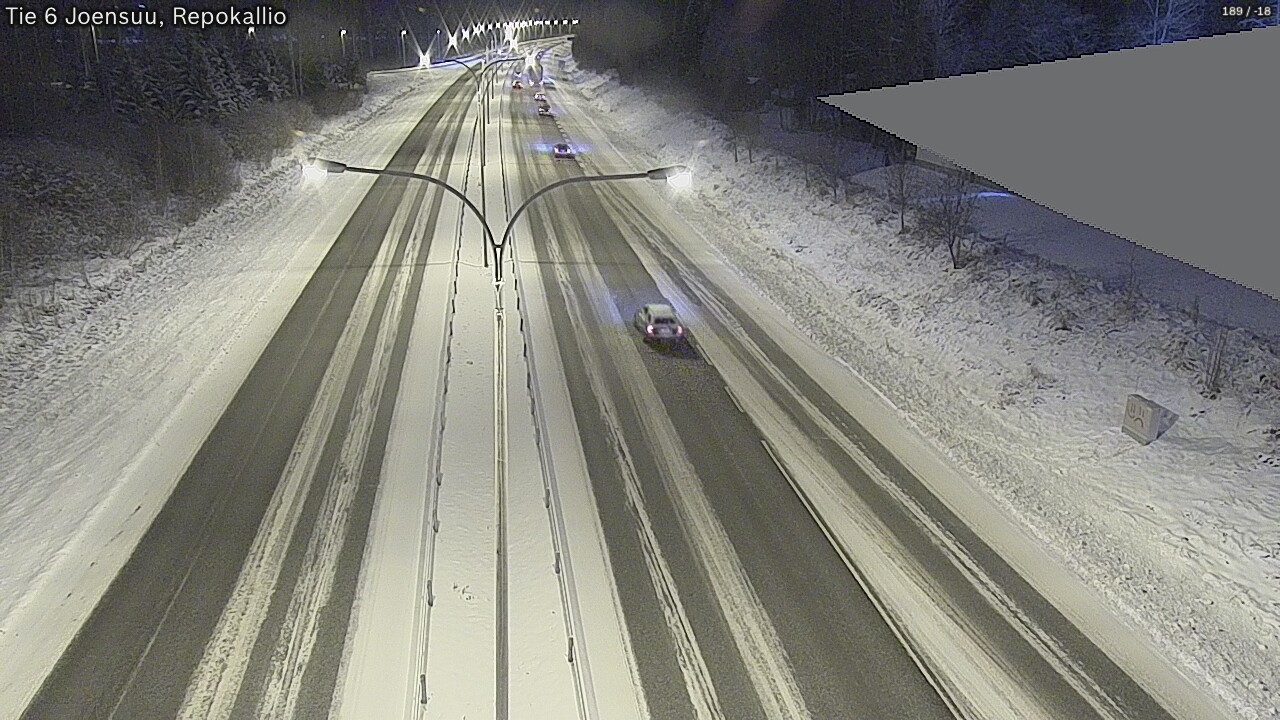 Weather Camera Image Väg 6 Joensuu, Repokallio, Joensuu, Pohjois-Karjala