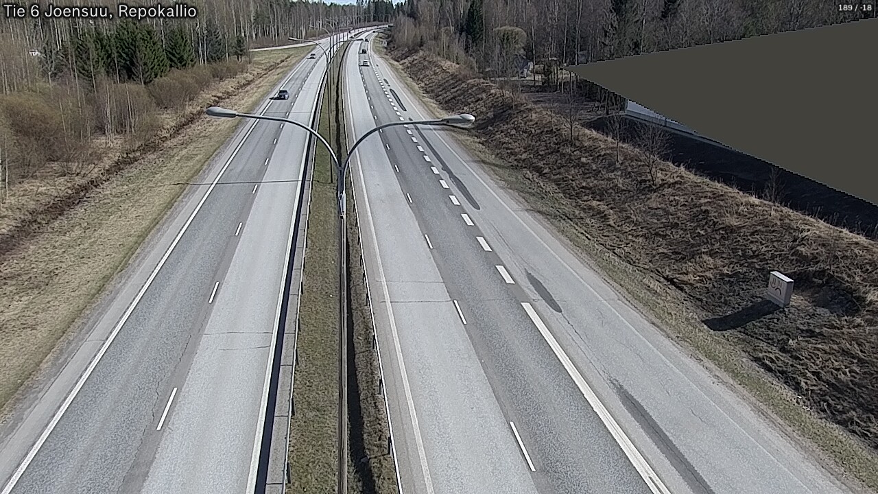 Weather Camera Image Väg 6 Joensuu, Repokallio, Joensuu, Pohjois-Karjala