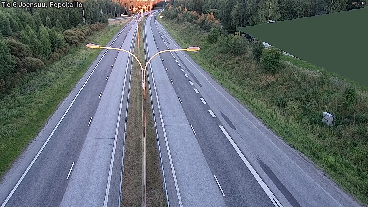 Kelikamerat Kuva Tie 6 Joensuu, Repokallio, Joensuu, Pohjois-Karjala