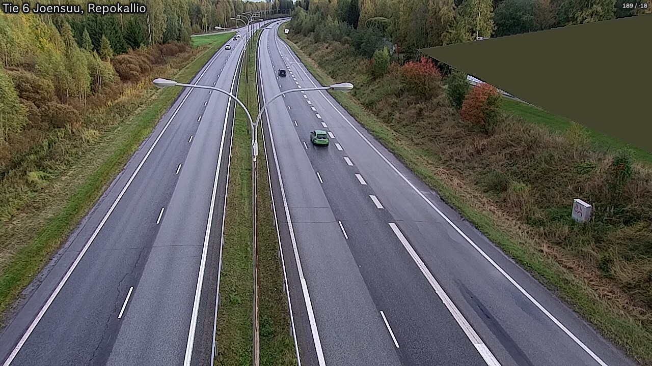 Kelikamerat Kuva Tie 6 Joensuu, Repokallio, Joensuu, Pohjois-Karjala