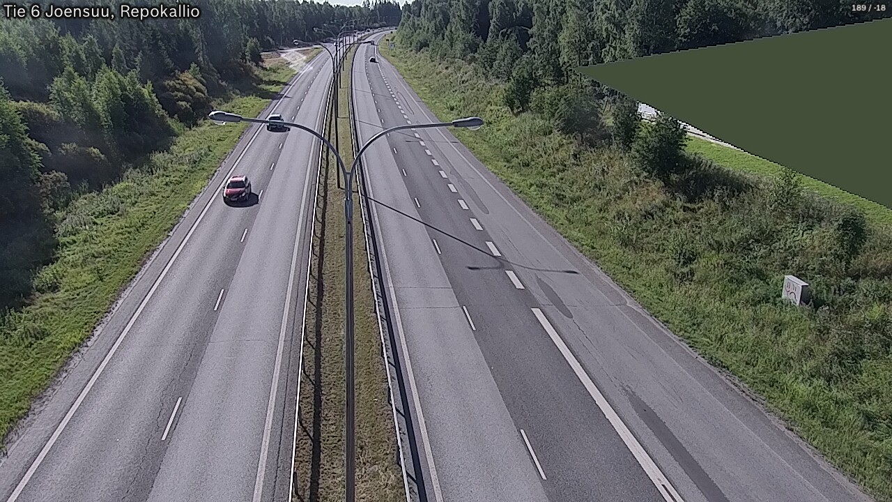 Weather Camera Image Road 6 Joensuu, Repokallio, Joensuu, Pohjois-Karjala
