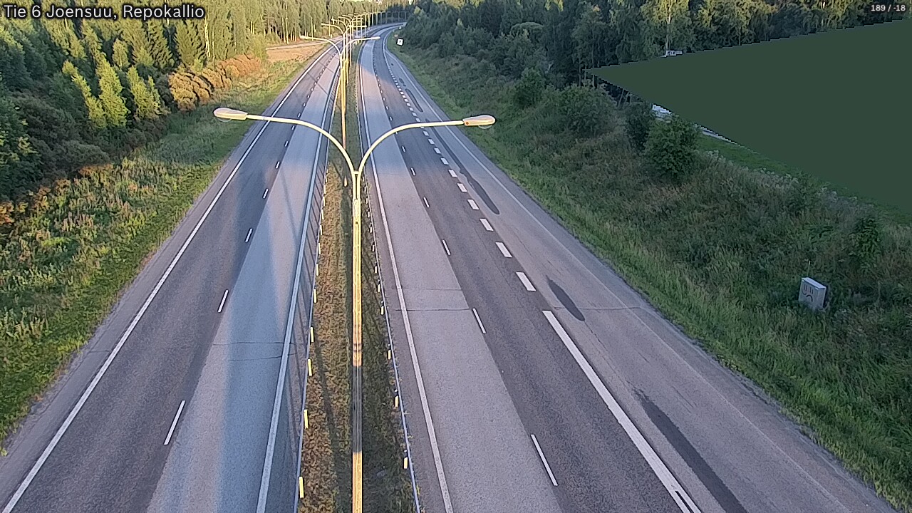 Kelikamerat Kuva Tie 6 Joensuu, Repokallio, Joensuu, Pohjois-Karjala