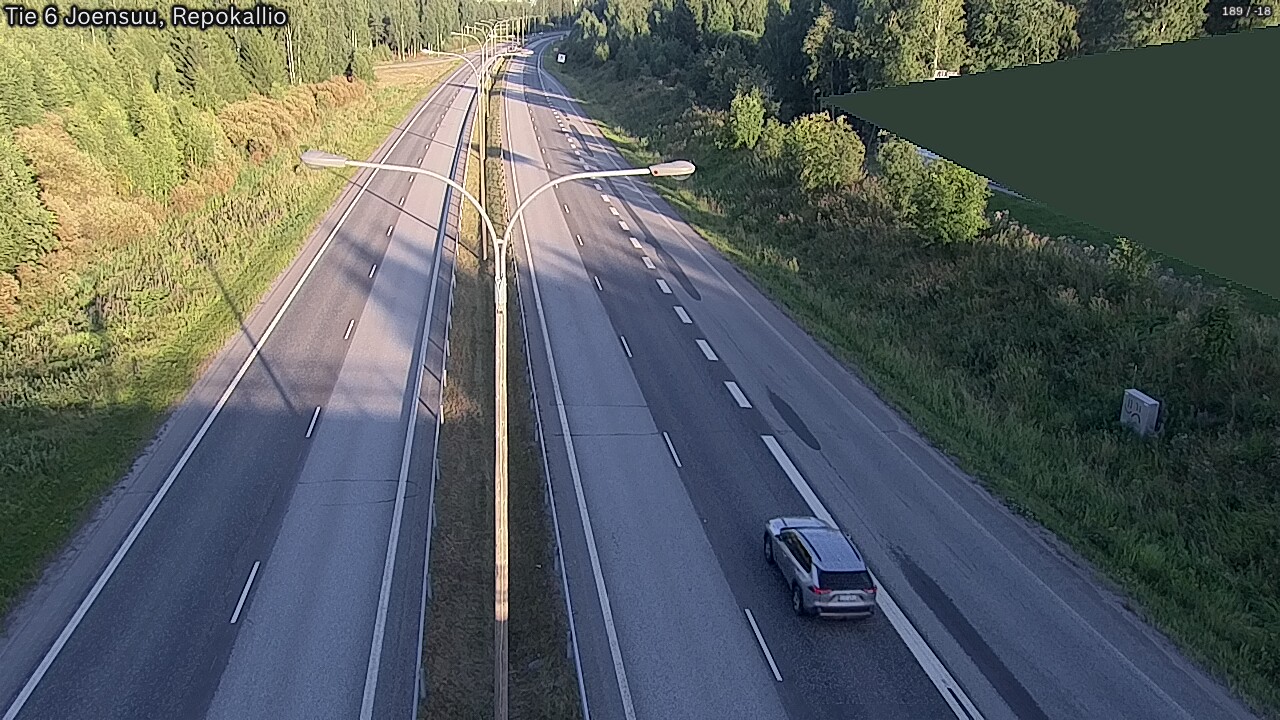 Kelikamerat Kuva Tie 6 Joensuu, Repokallio, Joensuu, Pohjois-Karjala