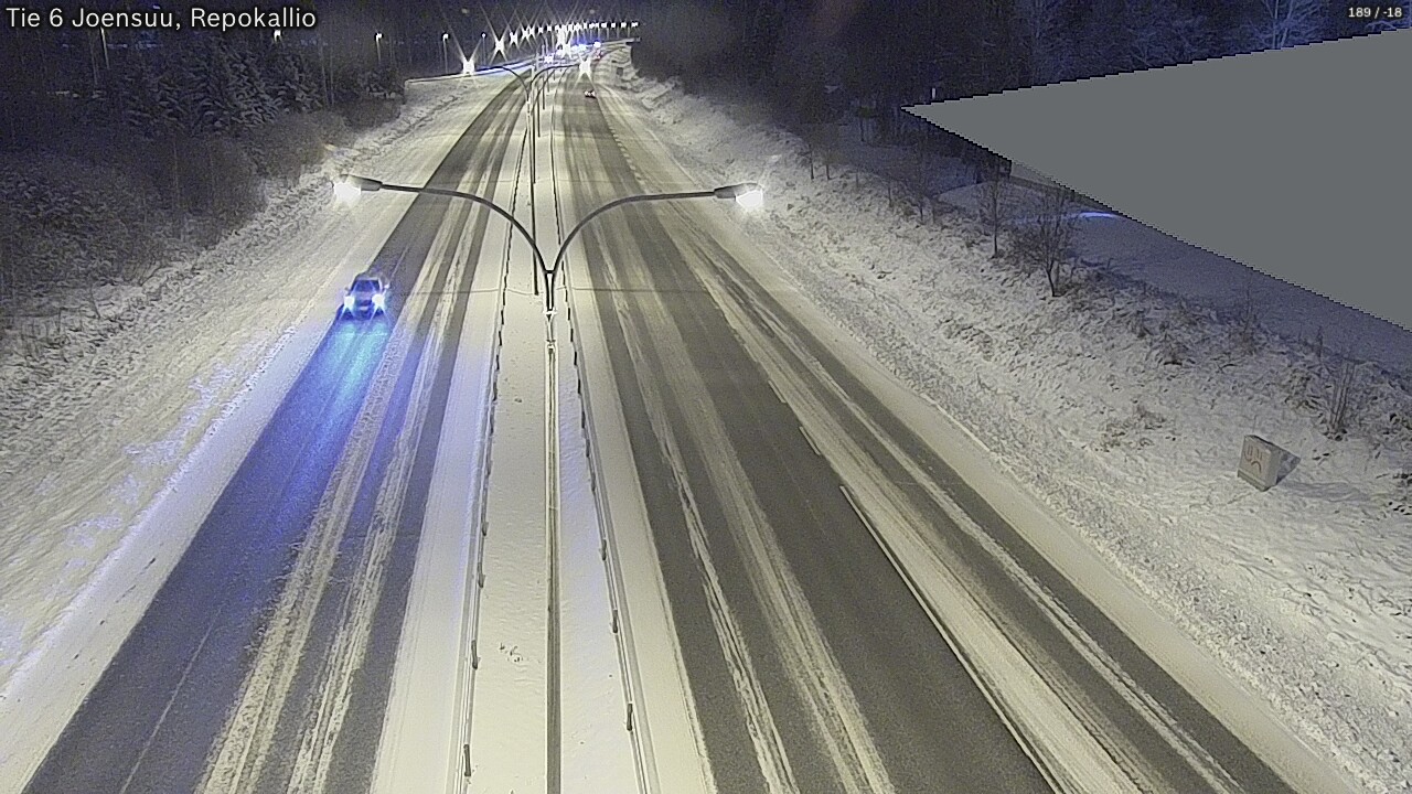 Weather Camera Image Väg 6 Joensuu, Repokallio, Joensuu, Pohjois-Karjala