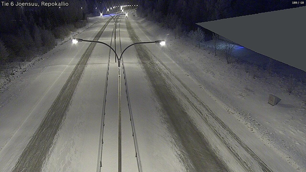 Kelikamerat Kuva Tie 6 Joensuu, Repokallio, Joensuu, Pohjois-Karjala