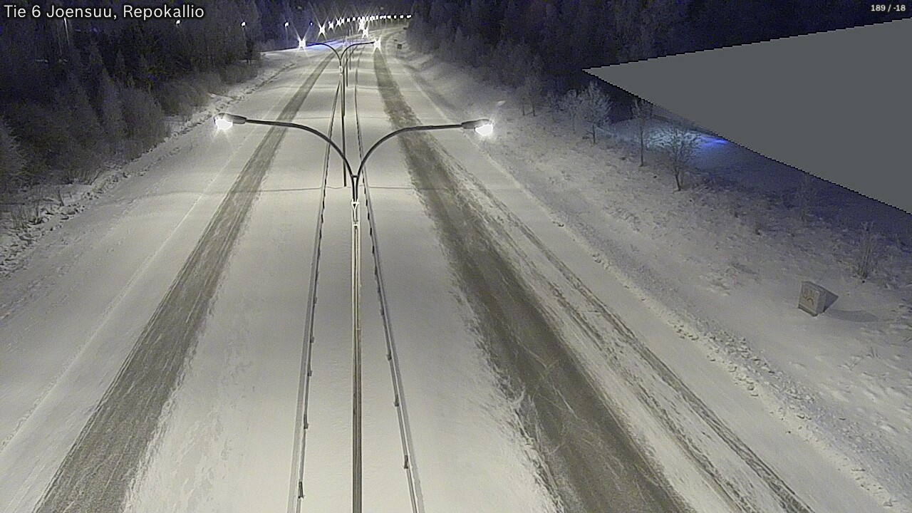 Kelikamerat Kuva Tie 6 Joensuu, Repokallio, Joensuu, Pohjois-Karjala