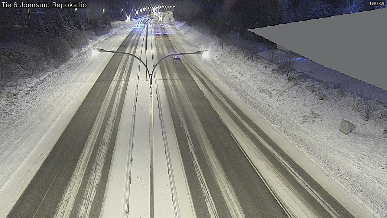 Weather Camera Image Väg 6 Joensuu, Repokallio, Joensuu, Pohjois-Karjala