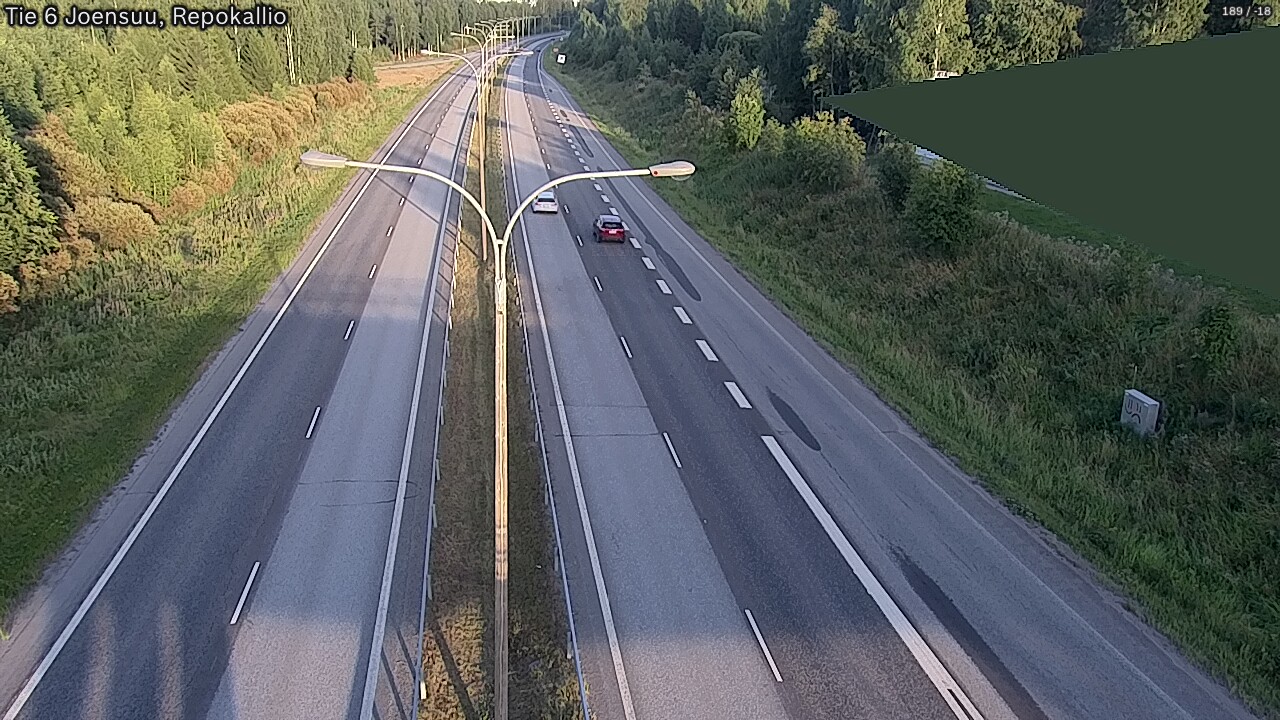 Kelikamerat Kuva Tie 6 Joensuu, Repokallio, Joensuu, Pohjois-Karjala