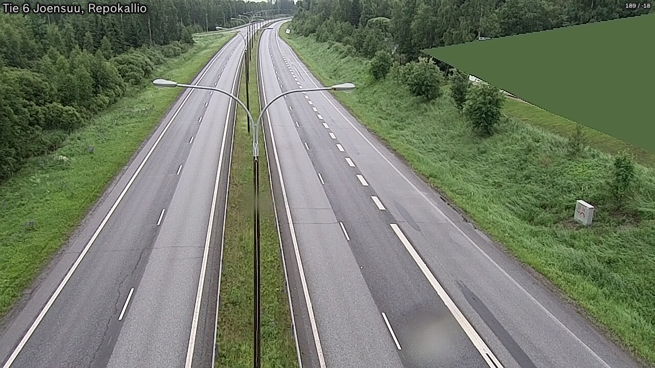 Kelikamerat Kuva Tie 6 Joensuu, Repokallio, Joensuu, Pohjois-Karjala
