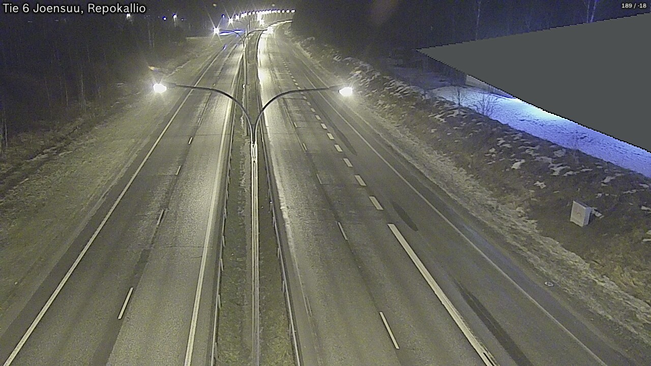 Kelikamerat Kuva Tie 6 Joensuu, Repokallio, Joensuu, Pohjois-Karjala