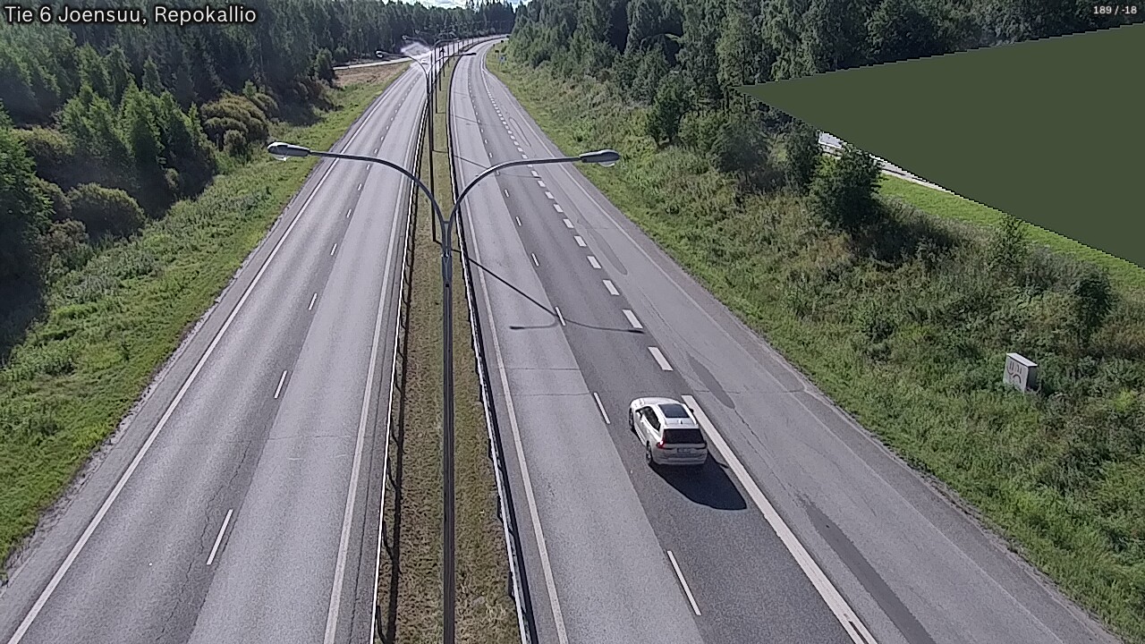 Kelikamerat Kuva Tie 6 Joensuu, Repokallio, Joensuu, Pohjois-Karjala