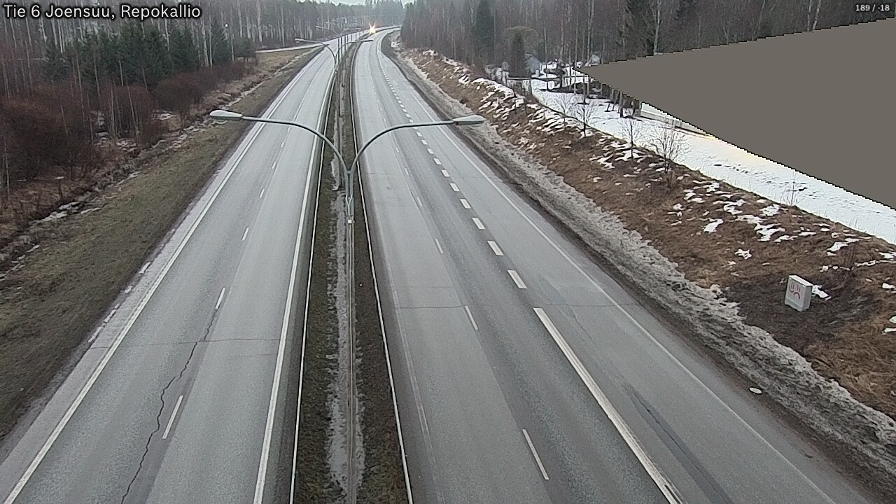 Kelikamerat Kuva Tie 6 Joensuu, Repokallio, Joensuu, Pohjois-Karjala