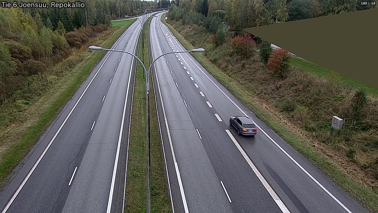 Kelikamerat Kuva Tie 6 Joensuu, Repokallio, Joensuu, Pohjois-Karjala