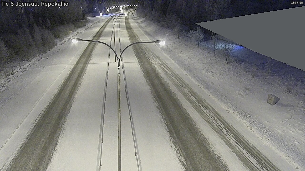 Kelikamerat Kuva Tie 6 Joensuu, Repokallio, Joensuu, Pohjois-Karjala