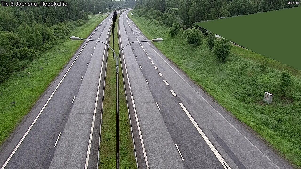 Kelikamerat Kuva Tie 6 Joensuu, Repokallio, Joensuu, Pohjois-Karjala