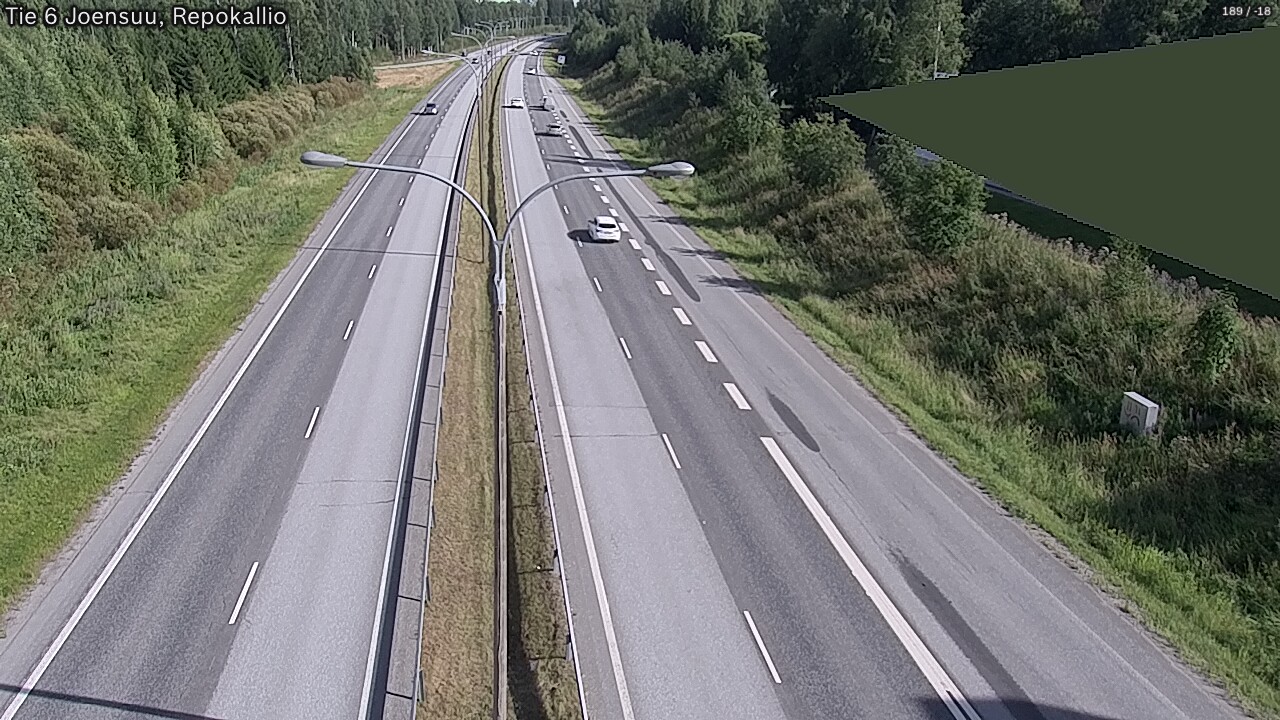Kelikamerat Kuva Tie 6 Joensuu, Repokallio, Joensuu, Pohjois-Karjala