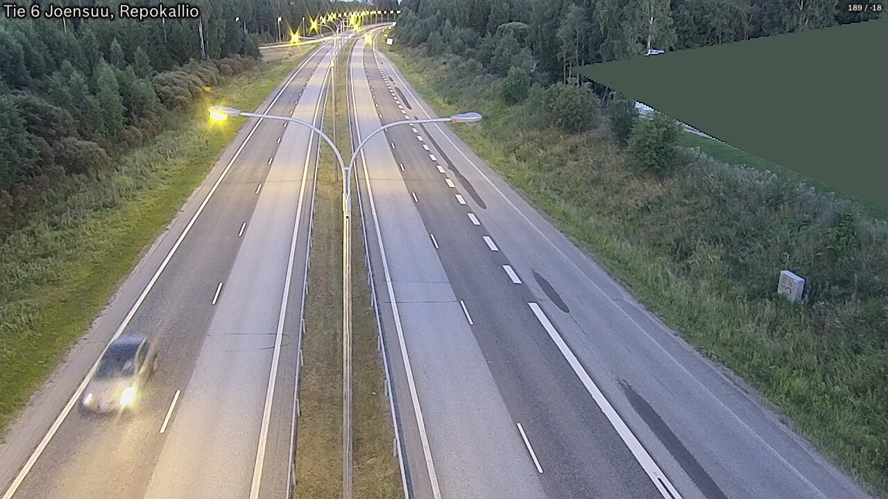 Kelikamerat Kuva Tie 6 Joensuu, Repokallio, Joensuu, Pohjois-Karjala
