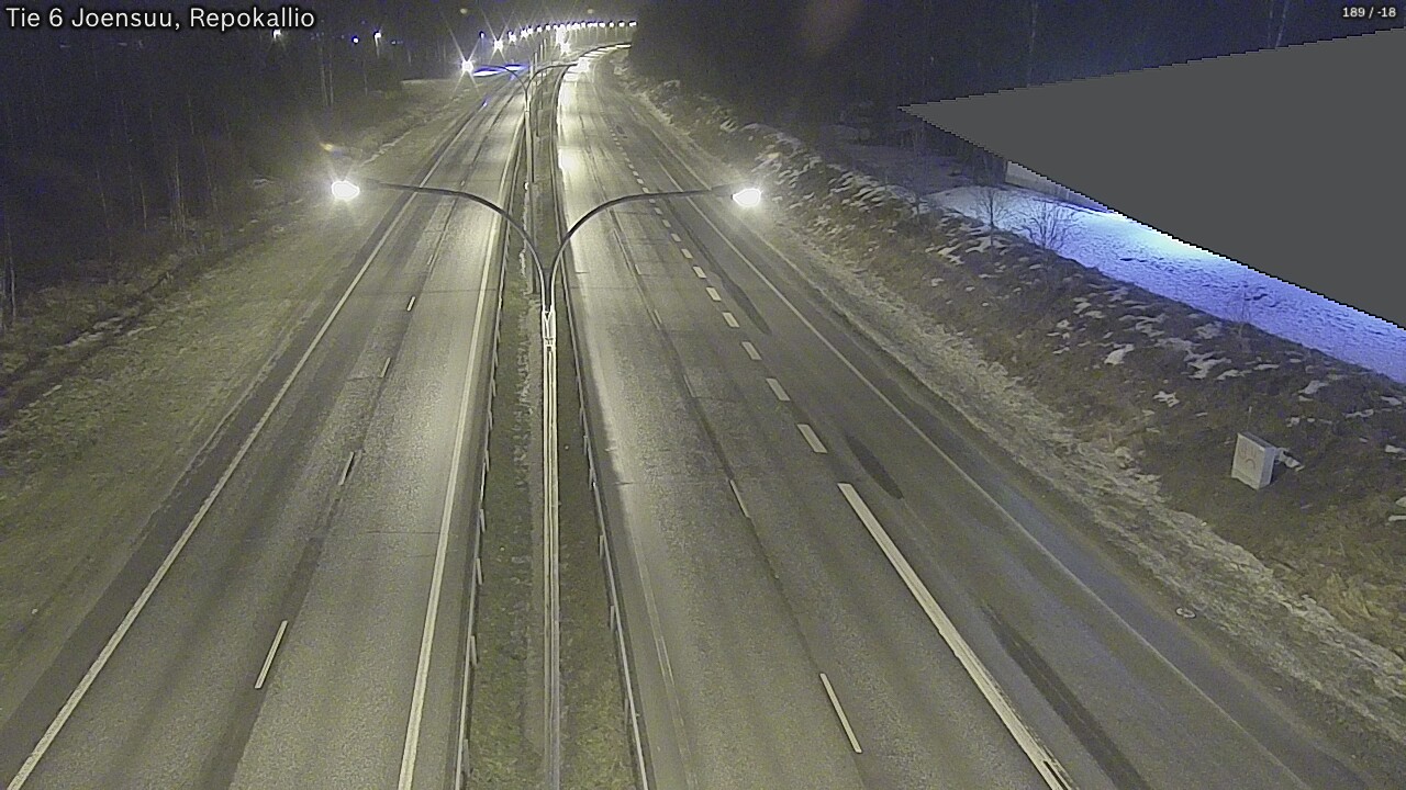 Kelikamerat Kuva Tie 6 Joensuu, Repokallio, Joensuu, Pohjois-Karjala