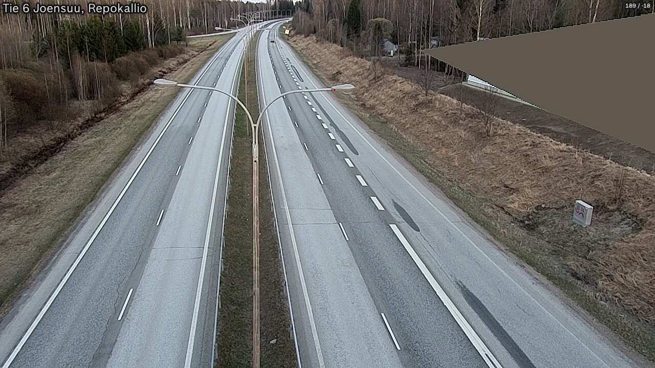 Weather Camera Image Väg 6 Joensuu, Repokallio, Joensuu, Pohjois-Karjala