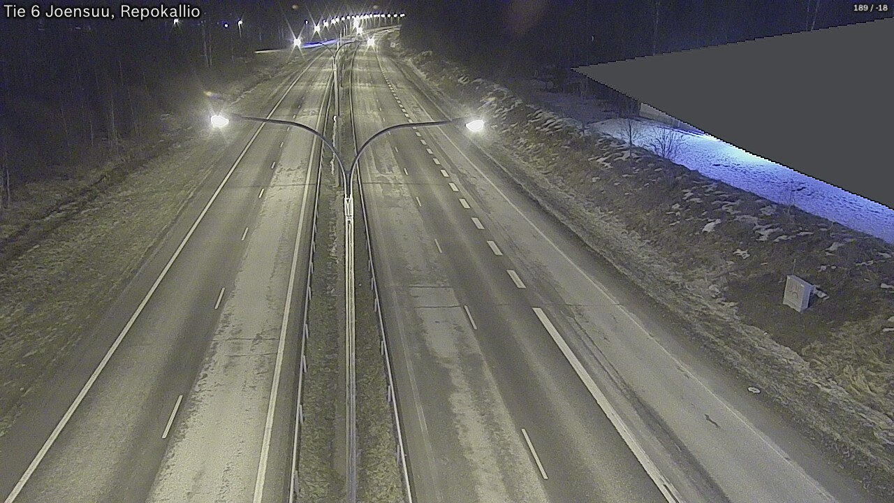 Kelikamerat Kuva Tie 6 Joensuu, Repokallio, Joensuu, Pohjois-Karjala