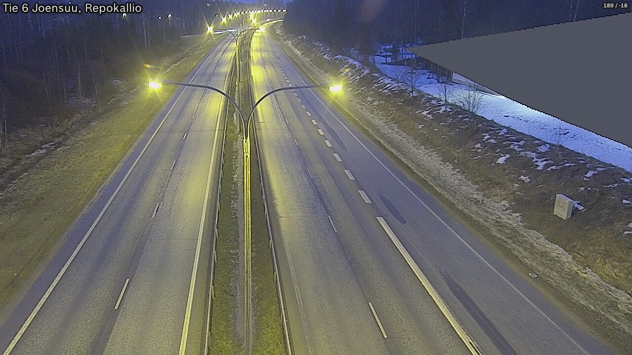 Kelikamerat Kuva Tie 6 Joensuu, Repokallio, Joensuu, Pohjois-Karjala