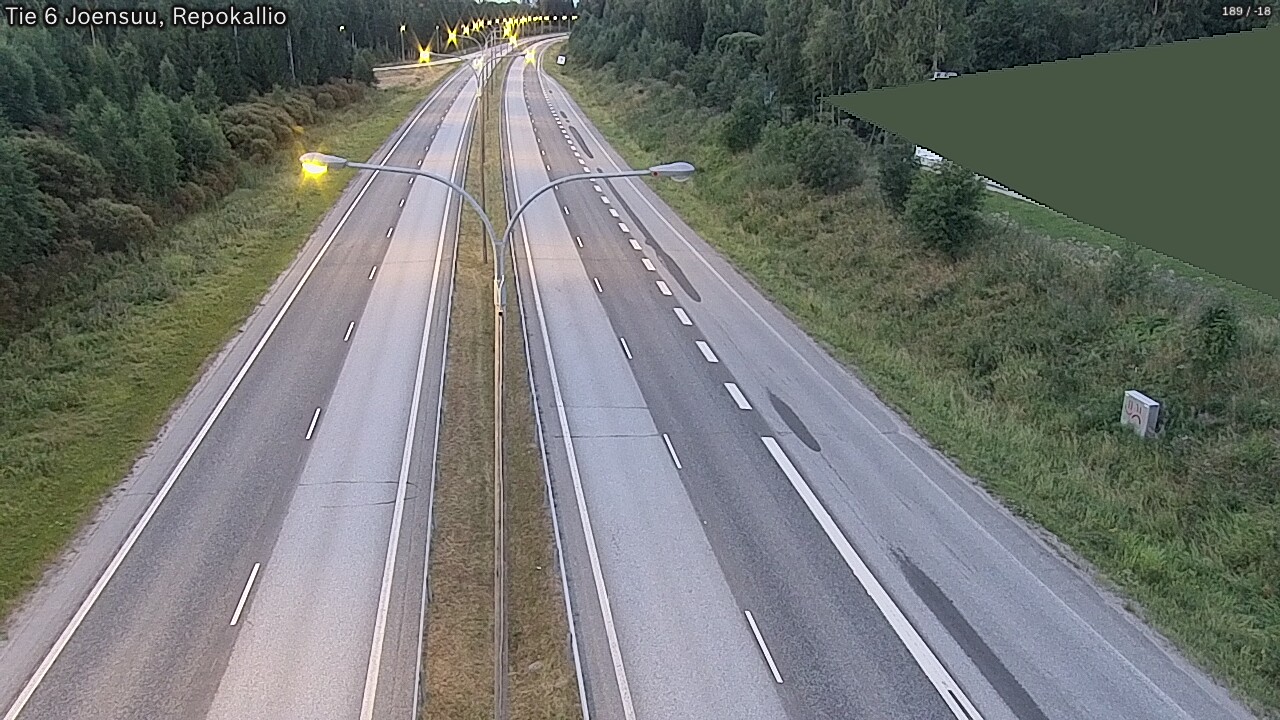 Kelikamerat Kuva Tie 6 Joensuu, Repokallio, Joensuu, Pohjois-Karjala