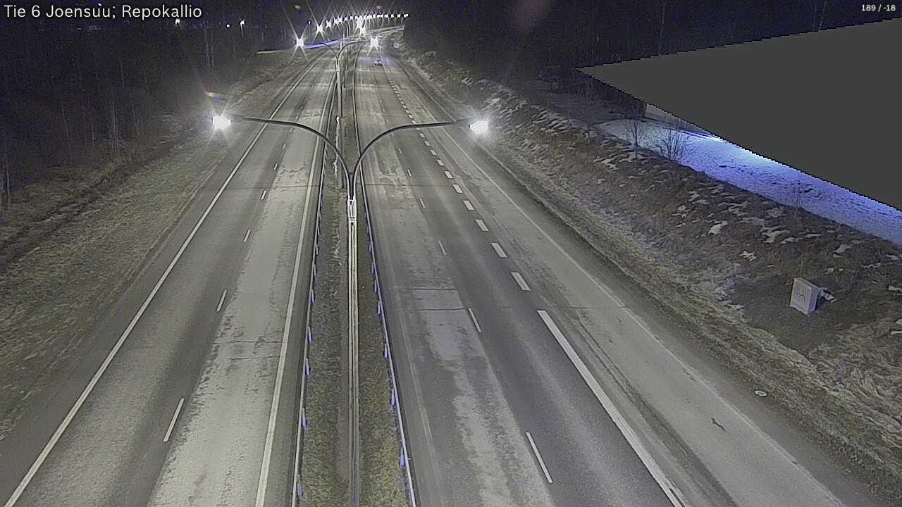 Kelikamerat Kuva Tie 6 Joensuu, Repokallio, Joensuu, Pohjois-Karjala