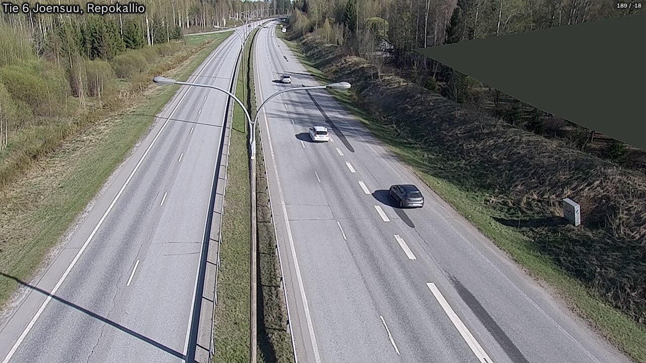 Weather Camera Image Väg 6 Joensuu, Repokallio, Joensuu, Pohjois-Karjala