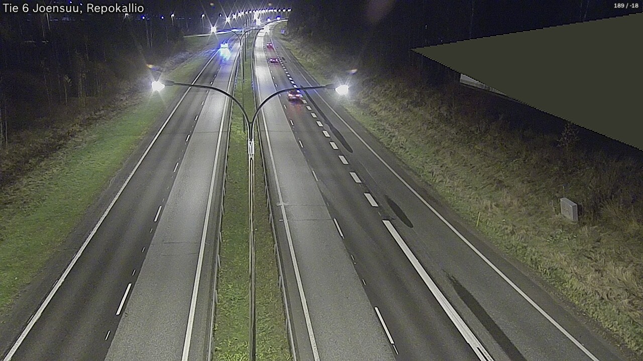 Kelikamerat Kuva Tie 6 Joensuu, Repokallio, Joensuu, Pohjois-Karjala