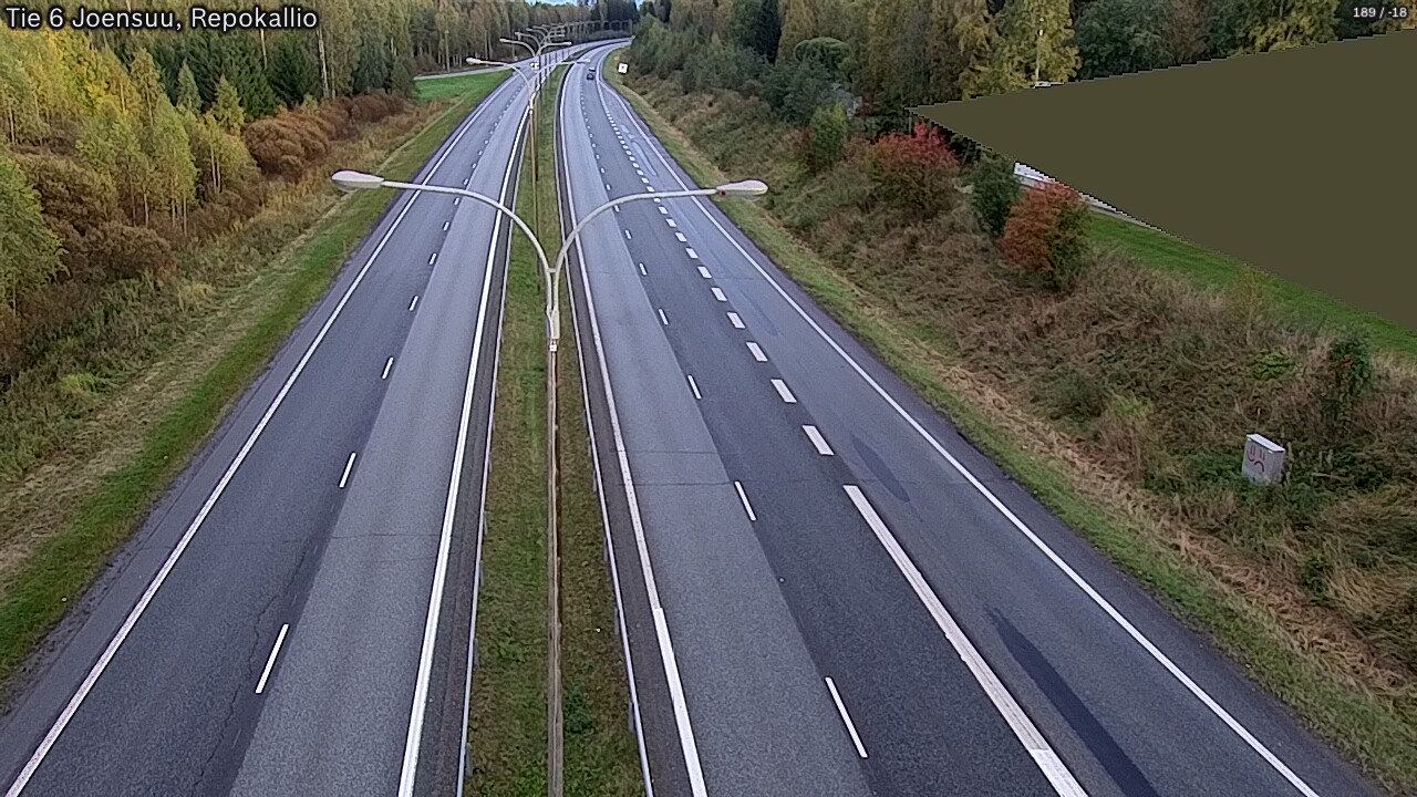 Kelikamerat Kuva Tie 6 Joensuu, Repokallio, Joensuu, Pohjois-Karjala