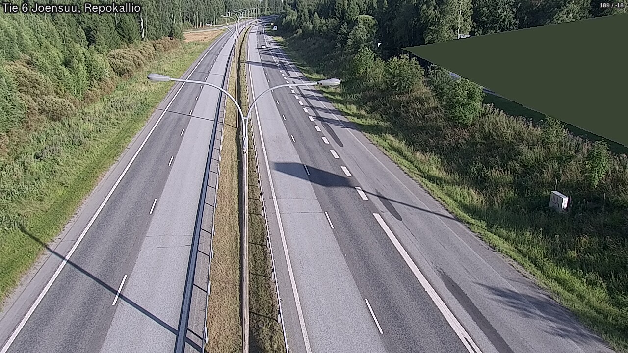 Kelikamerat Kuva Tie 6 Joensuu, Repokallio, Joensuu, Pohjois-Karjala