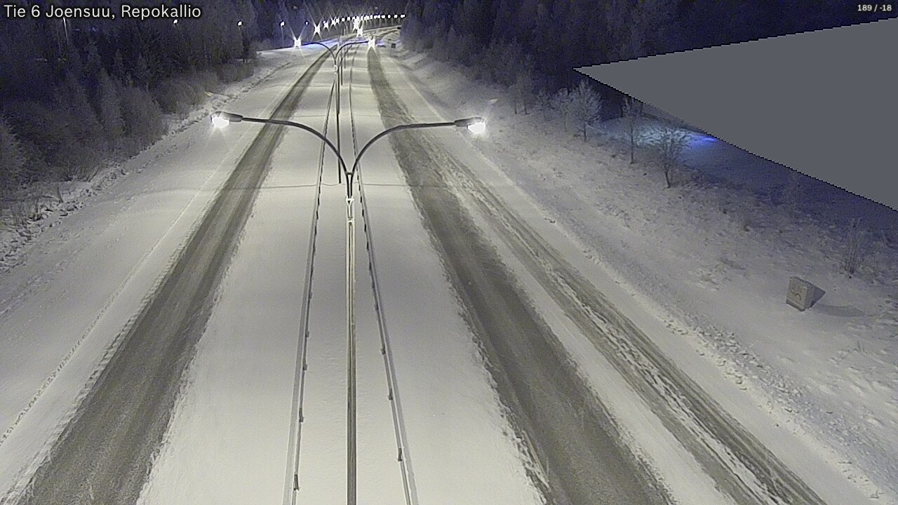 Kelikamerat Kuva Tie 6 Joensuu, Repokallio, Joensuu, Pohjois-Karjala