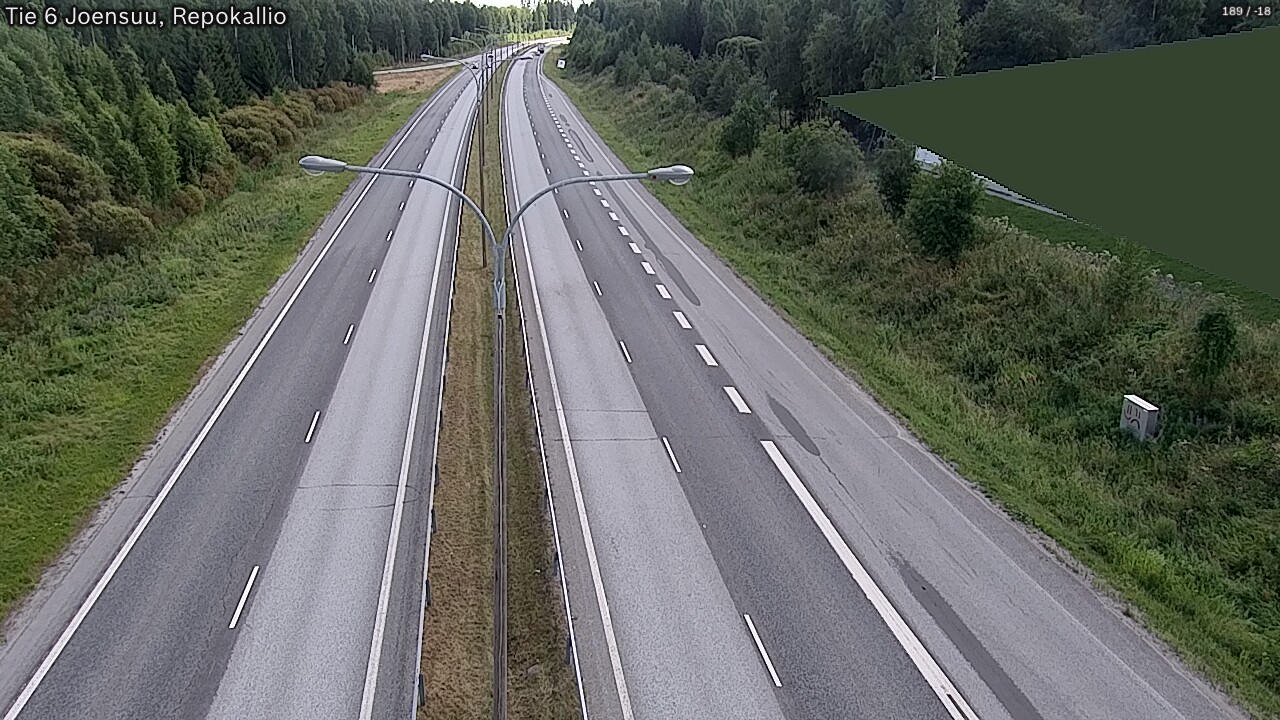 Kelikamerat Kuva Tie 6 Joensuu, Repokallio, Joensuu, Pohjois-Karjala